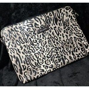 New GRACE ADELE LEOPARD Animal Print CROSSBODY or Clutch Bag PURSE NWOT